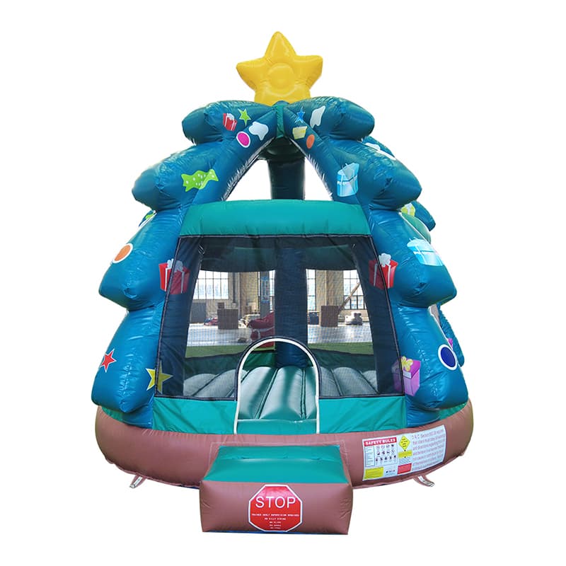 Christmas Tree Themed Bounce House